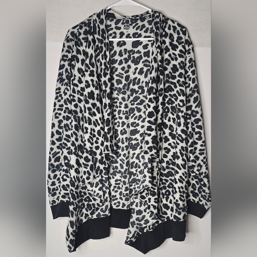 Soho New York and Company Street Women’s Cheetah Print Cotton Duster Size XL
